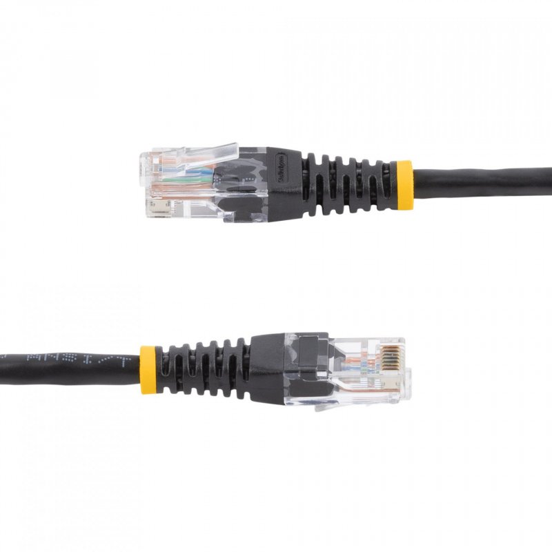 StarTech.com Cat5e Patch Cable with Molded RJ45 Connectors - 15 m - Black