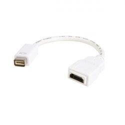 StarTech.com Mini DVI auf HDMI-Adapter Kabel - Mini DVI (Stecker) (32 pin) zu HDMI (Buchse) (19 pin) - für MacBooks und