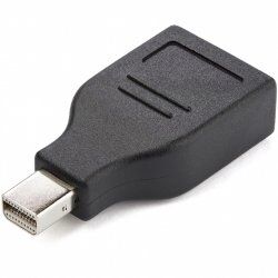 StarTech.com Mini DisplayPort auf DisplayPort Adapter / Konverter - St/Bu - Mini DP (Stecker) zu DP (Buchse) - Schwarz 