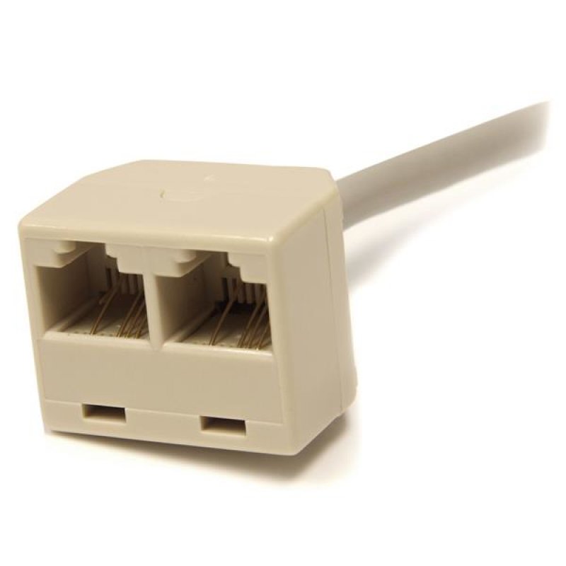 .com Câble répartiteur / adaptateur Ethernet 1x RJ45 (mâle) 2x RJ45 (femelle)