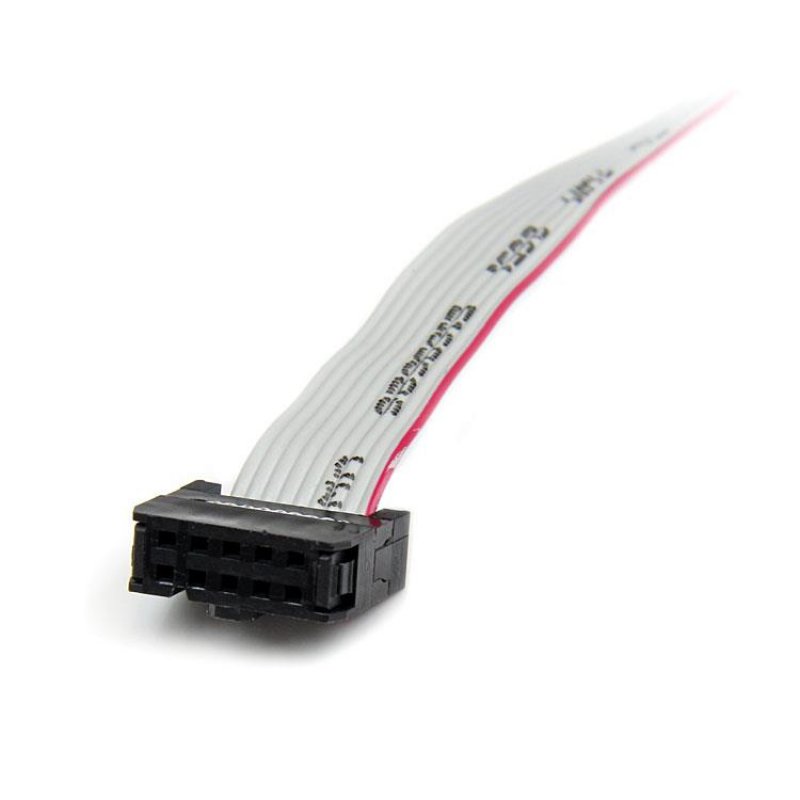 StarTech.com 1 Port 16in DB9 Serial Port Bracket to 10 Pin Header - Low Profile