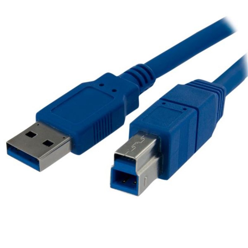 1M USB 3.0 A TO B CABLE - USB 3.0 CORD M/M - BACK