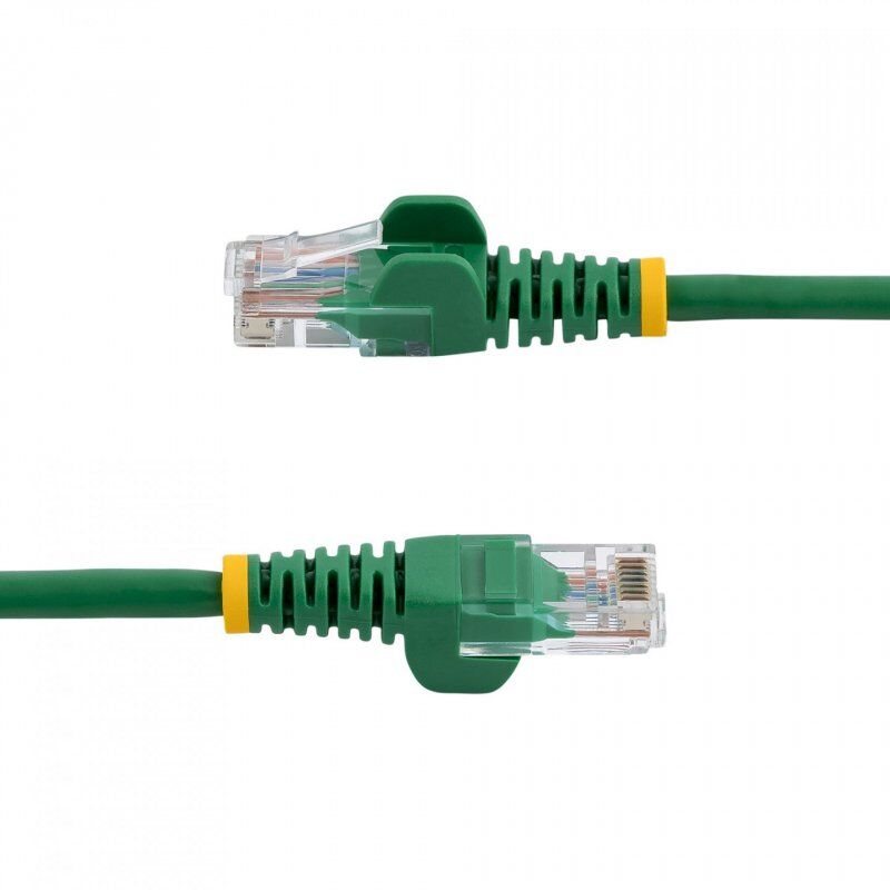 StarTech.com Câble réseau Cat5e UTP sans crochet de 2m - Cordon Ethernet RJ45 anti-accroc - M/M - Vert