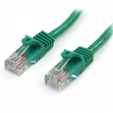 CABLE RESEAU CAT5E UTP SANS CROCHET DE 3M - M/M - VERT