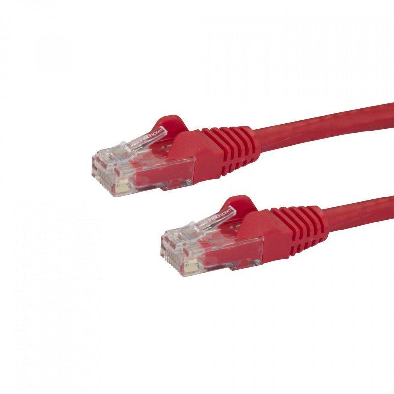 0.5M RED CAT6 CABLE SNAGLESS ETHERNET CABLE - UTP