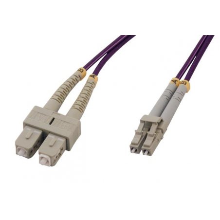 SC/LC Mult duplex 50/125 OM4 opt. fiber