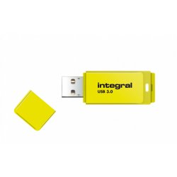 Integral 16GB USB3.0 DRIVE NEON YELLOW UP TO R-80 W-10 MBS lecteur USB flash 16 Go USB Type-A 3.2 Gen 1 (3.1 Gen 1) Jaun