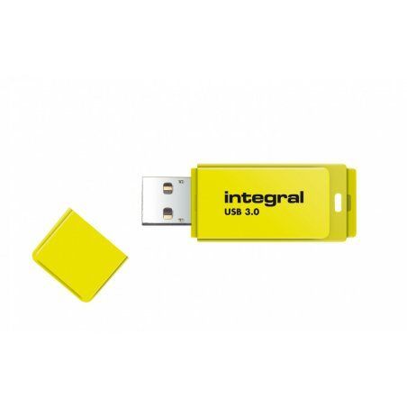 Integral 16GB USB3.0 DRIVE NEON YELLOW UP TO R-80 W-10 MBS lecteur USB flash 16 Go USB Type-A 3.2 Gen 1 (3.1 Gen 1) Jaun