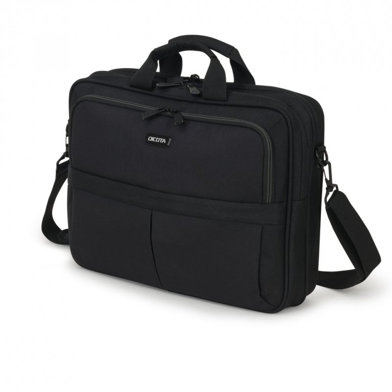Dicota Top Traveller notebook case 35.8 cm (14.1") Messenger case Black