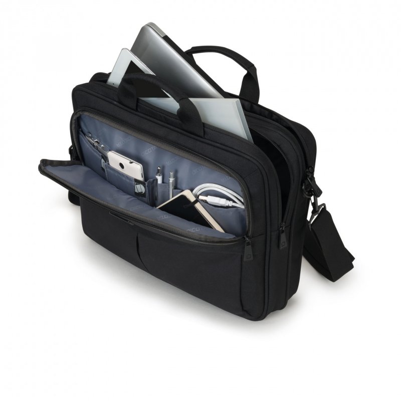 Dicota Top Traveller sacoche d'ordinateurs portables 39,6 cm (15.6") Sac Messenger Noir