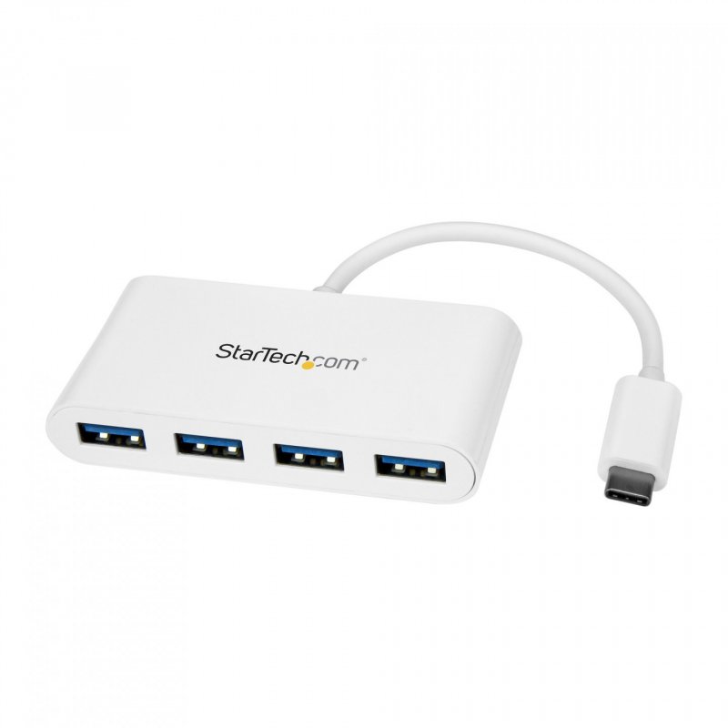 StarTech.com 4 Port USB C Hub with 4x USB-A Ports (USB 3.0 SuperSpeed 5Gbps) - USB Bus Powered - Portable/Laptop USB-C t