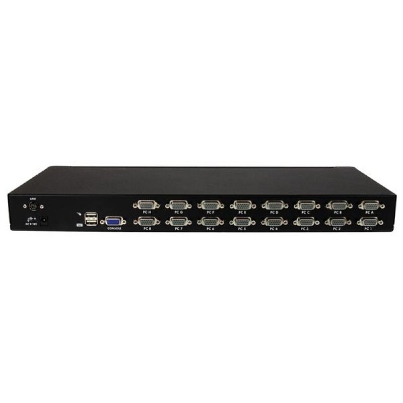 COMMUTATEUR KVM USB VGA  - MONTAGE SUR BAIE 1U - 16 PORTS