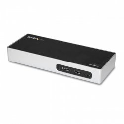 StarTech.com USB 3.0 Docking Station - Dual Monitor Laptop Docking Station with HDMI & DVI/VGA Video - 6-port USB 3.1 Ge