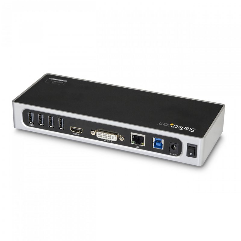 DUAL MONITOR DOCKING STATION HDMI AND DVI / VGA - USB 3.0