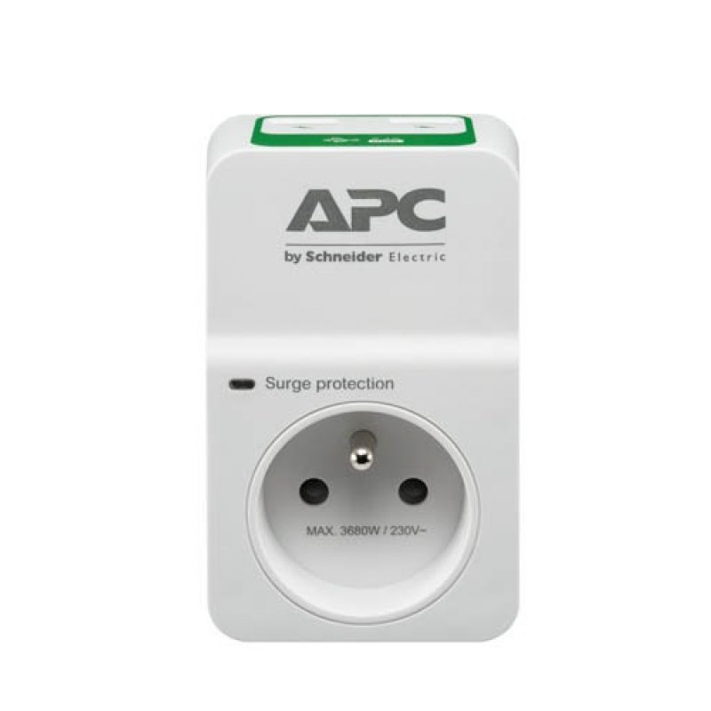 APC PM1WU2-FR surge protector White 1 AC outlet(s) 230 V