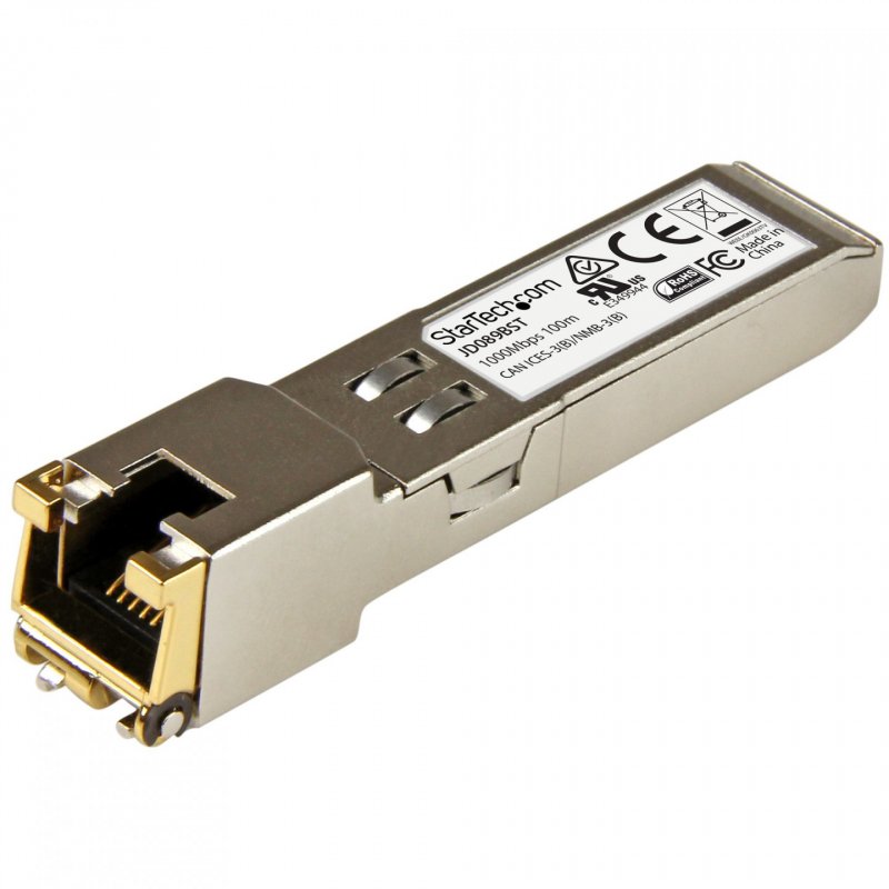 StarTech.com HP JD089B Compatible SFP Transceiver Module - 10/100/1000BASE-TX~HPE JD089B Compatible SFP Module - 1000BAS