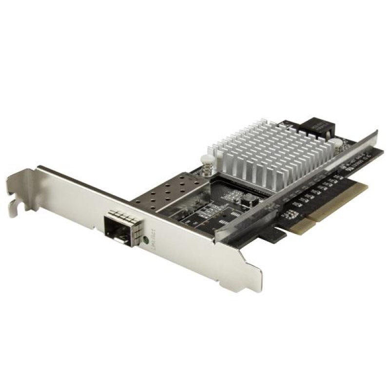 CARTE RESEAU PCIE 1 PORT FIBRE OPTIQUE 10 GBE - SFP+ OUVERT