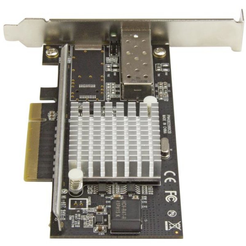 CARTE RESEAU PCIE 1 PORT FIBRE OPTIQUE 10 GBE - SFP+ OUVERT