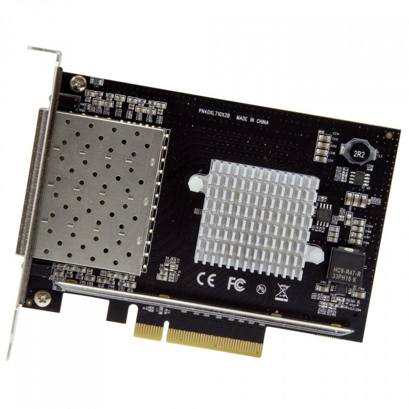 StarTech.com Quad Port 10G SFP+ Network Card - Intel XL710 Open SFP+ Converged Adapter - PCIe 10 Gigabit Ethernet Server