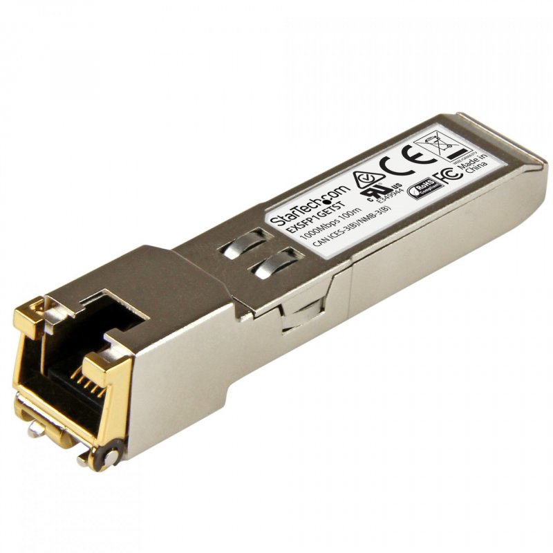 StarTech.com Juniper EX-SFP-1GE-T Compatible SFP Transceiver Module - 10/100/1000BASE-T~Juniper EX-SFP-1GE-T Compatible 