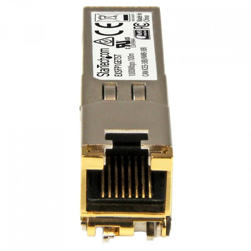 StarTech.com Module SFP GBIC compatible Juniper EX-SFP-1GE-T - Transceiver 10/100/1000BASE-T