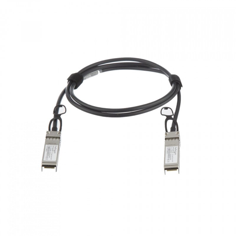 StarTech.com MSA Uncoded Compatible 1m 10G SFP+ to SFP+ Direct Attach Breakout Cable Twinax - 10 GbE SFP+ Copper DAC 10 