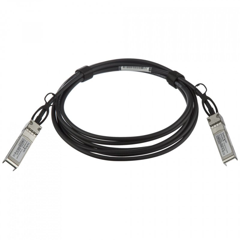 StarTech.com MSA Uncoded Compatible 3m 10G SFP+ to SFP+ Direct Attach Breakout Cable Twinax - 10 GbE SFP+ Copper DAC 10 