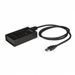 StarTech.com 4 Port USB Hub - Metall - USB-A zu 3x USB-A und 1x USB-C - USB 3.0 - Industrieller USB Hub - USB Hub mit T