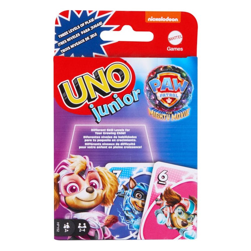 PAW Patrol: The Mighty Movie jeu de cartes UNO Junior