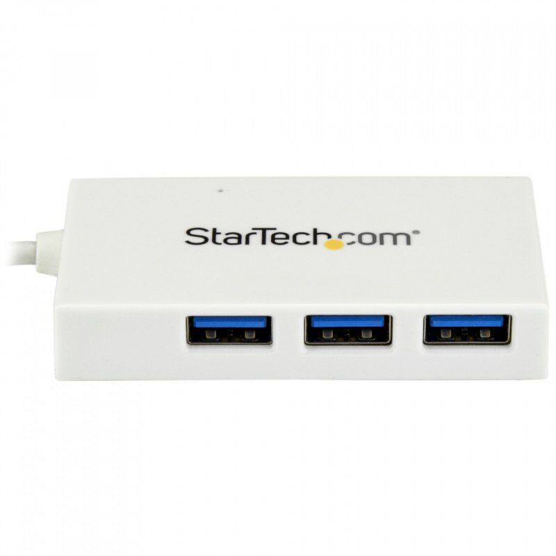 StarTech.com Hub USB-C à 4 Ports avec 1x USB-C & 3x USB-A SuperSpeed - Alimenté par Bus - Hub USB 3.0 Portable - USB 3