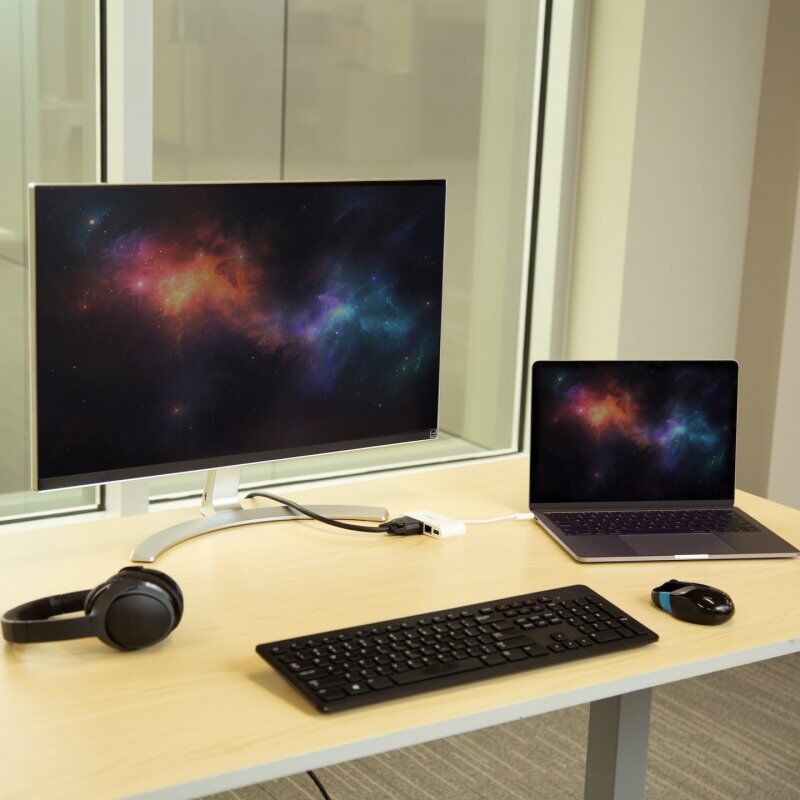 StarTech.com Adaptateur Multiport USB C - Adaptateur Vidéo USB-C vers DVI-D (numérique) avec 60W PD Passthrough Chargi