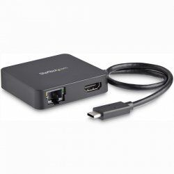 StarTech.com USB C Multiport Adapter - Portable USB-C Mini Dock 4K HDMI Video - Gigabit Ethernet, USB 3.0 Hub (1x USB-A 