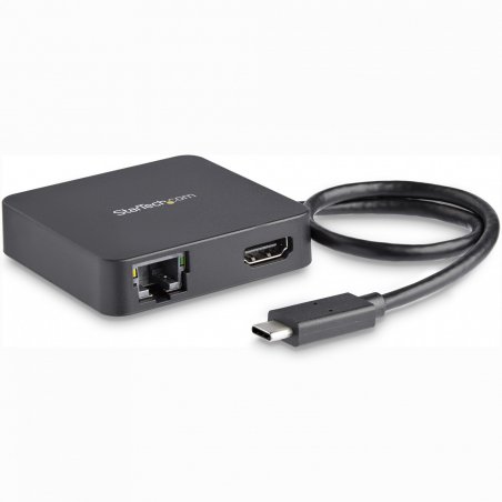 StarTech.com USB-C Multiport Adapter - USB Typ C auf 4K HDMI / USB 3.0 / Gigabit Ethernet - Powered USB Hub - USB-C zu 