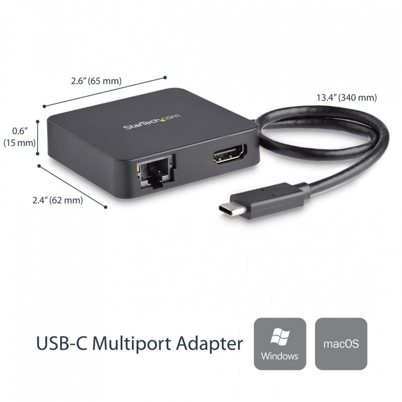 .com Adaptateur multiport USB-C pour ordinateur portable
