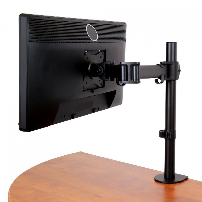 StarTech.com Desk Mount Monitor Arm for up to 34" (8 kg) VESA Compatible Displays - Articulating Pole Mount Single Monit