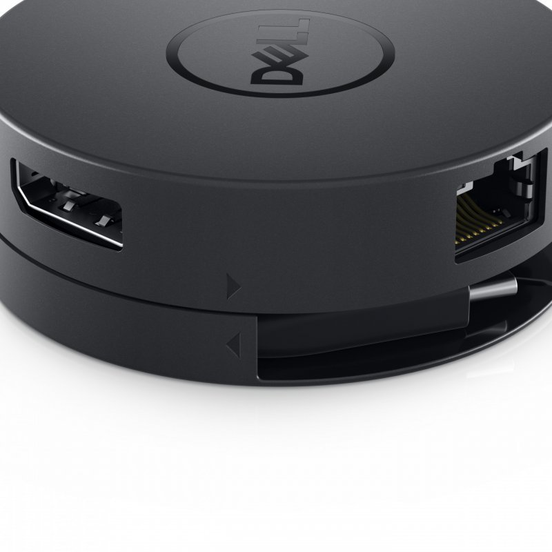DELL DA300 Wired USB 3.2 Gen 2 (3.1 Gen 2) Type-C Black