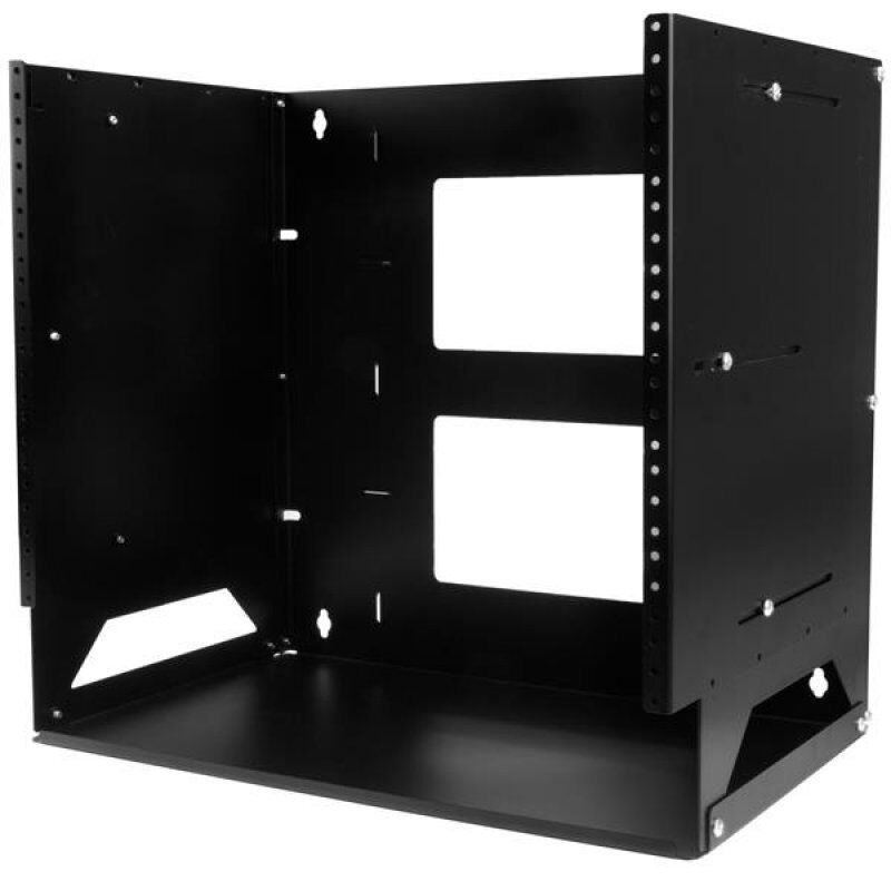 RACK DE SERVEUR MURAL 8U AVEC ETAGERE INTEGREE - SUPPORT MURAL