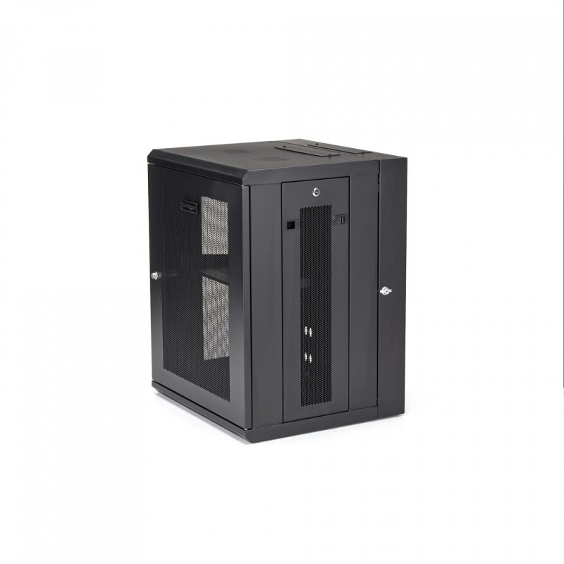 15U SERVER RACK ENCLOSURE WITH HINGE WALL MOUNT NETWORK RACK