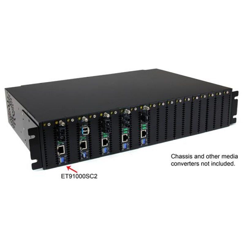CONVERTISSEUR ETHERNET VERS FIBRE OPTIQUE SC 550 M