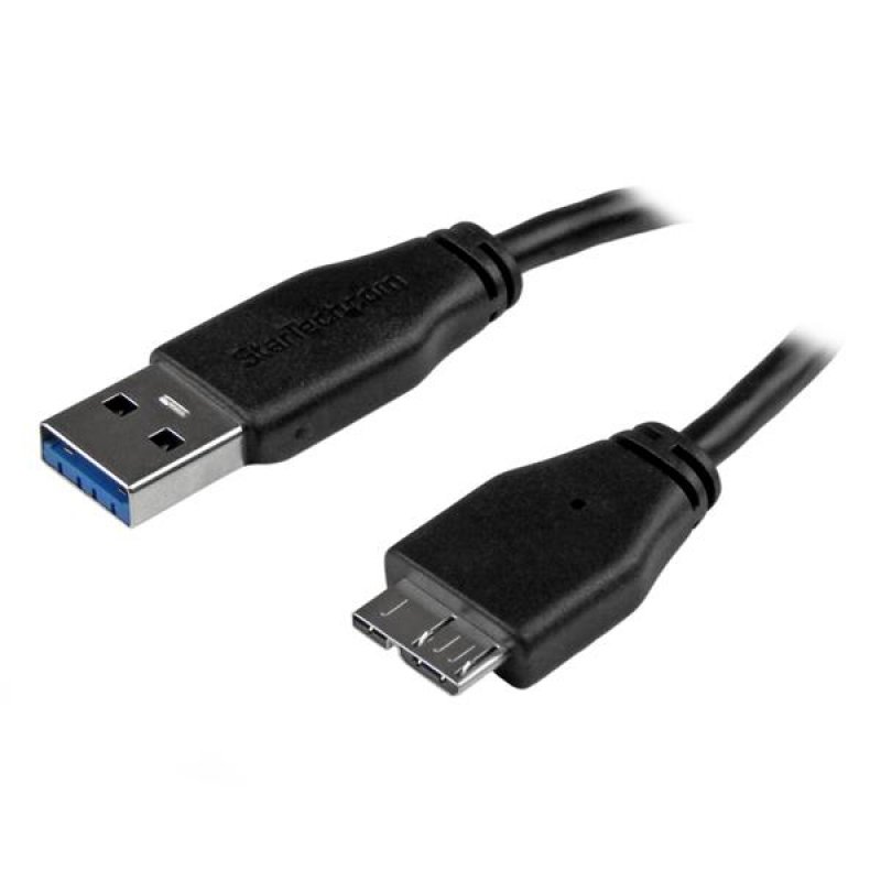 CABLE MICRO USB 3.0 SLIM 3M - CORDON USB A VERS MICRO B - M/M