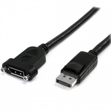 DISPLAYPORT PANEL-MOUNT DIGITAL VIDEO EXTENSION CABLE 3FT 20P