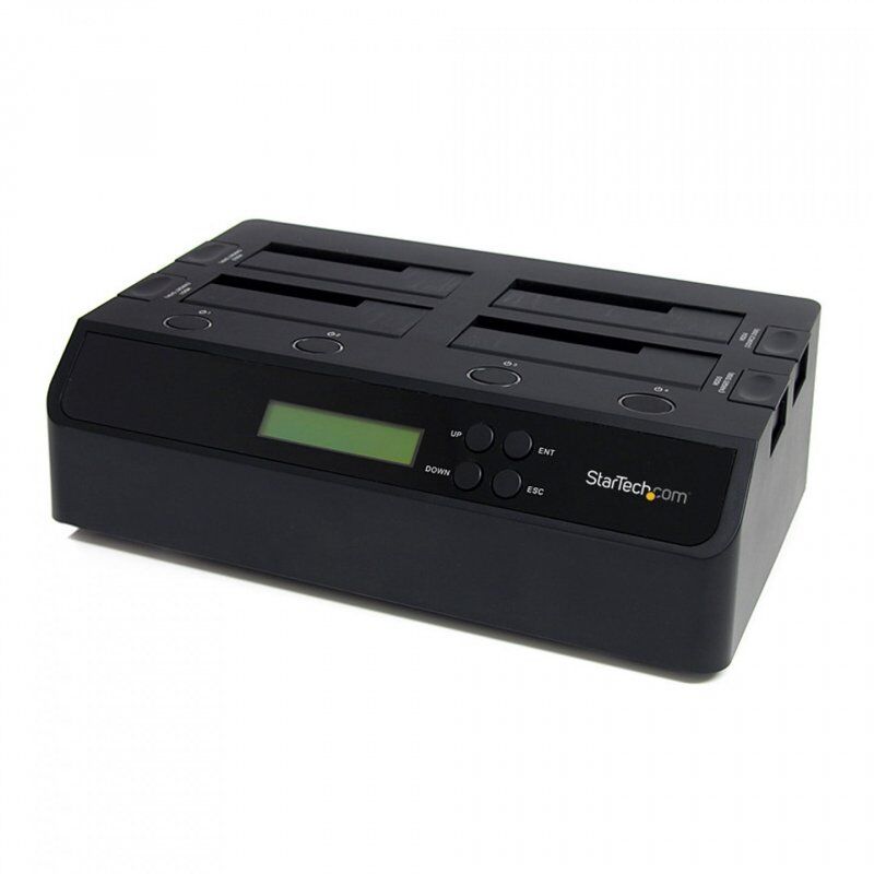 4 BAY USB 3.0 ESATA TO SATA 1:3 HARD DRIVE DUPLICATOR DOCK