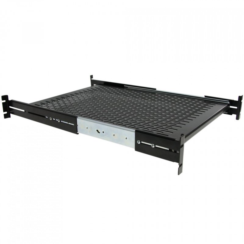 StarTech.com Etagère coulissante pour Rack de Serveur 2U - Profondeur ajustable 48 cm – 22.7kg