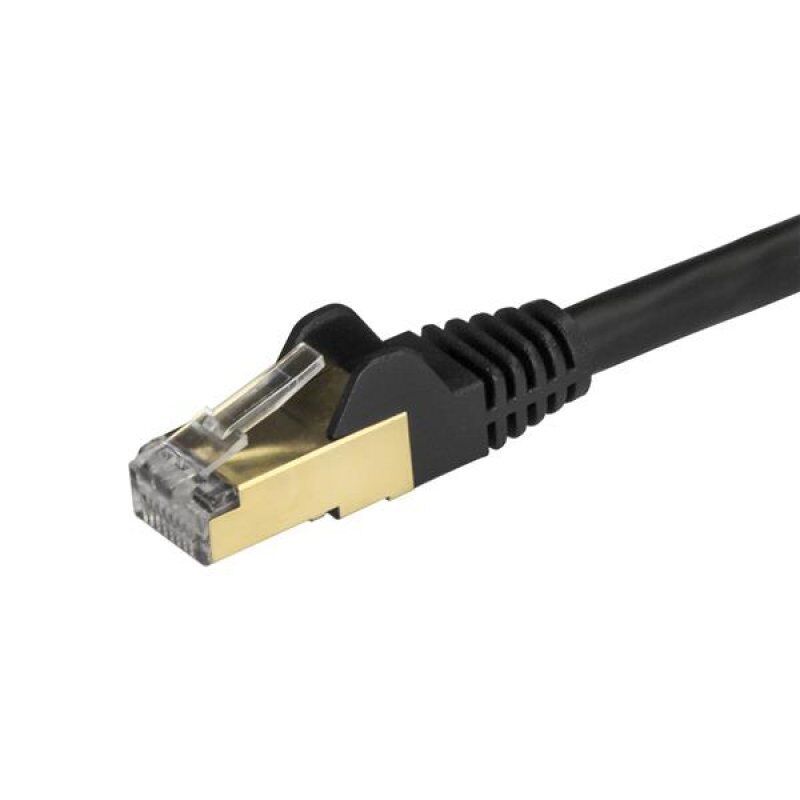3M CAT6A PATCH CABLE - BLACK CAT 6A NETWORK CABLE - STP