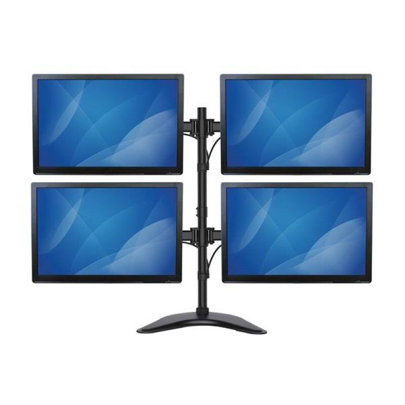 .com Support de bureau articulé pour 4 écrans LCD jusqu'à 27"