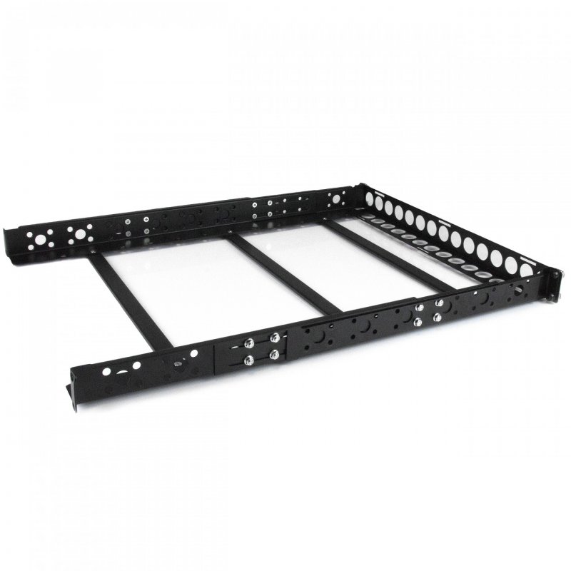 1U FIXED 19 ADJUSTABLE DEPTH UNIVERSAL SERVER RACK RAILS