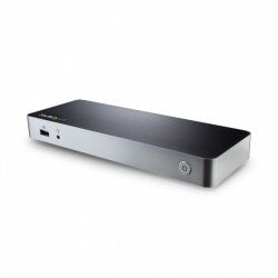 StarTech.com Station d'Accueil USB C Double Écran avec PD 60W pour PC Portables Windows - Dock USB C vers HDMI / DVI - 