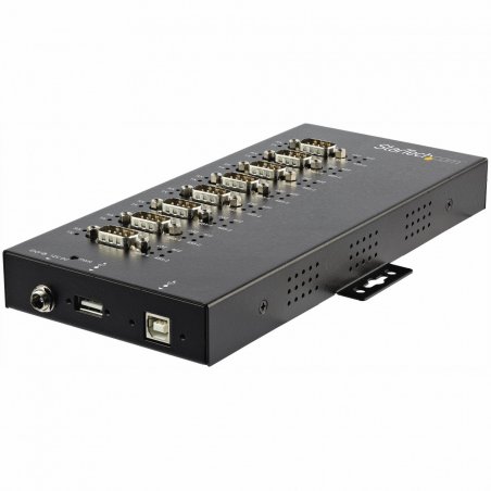 StarTech.com Hub Série 8 Ports USB vers RS232/RS485/RS422 - Convertisseur Industriel USB 2.0 vers DB9 - IP30 - Hub Sér