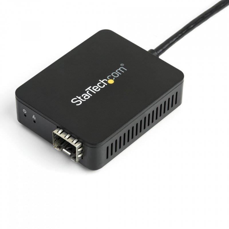 StarTech.com Convertisseur USB 3.0 vers Fibre Optique - Adaptateur compacte USB vers Open SFP - USB vers Adaptateur Rés