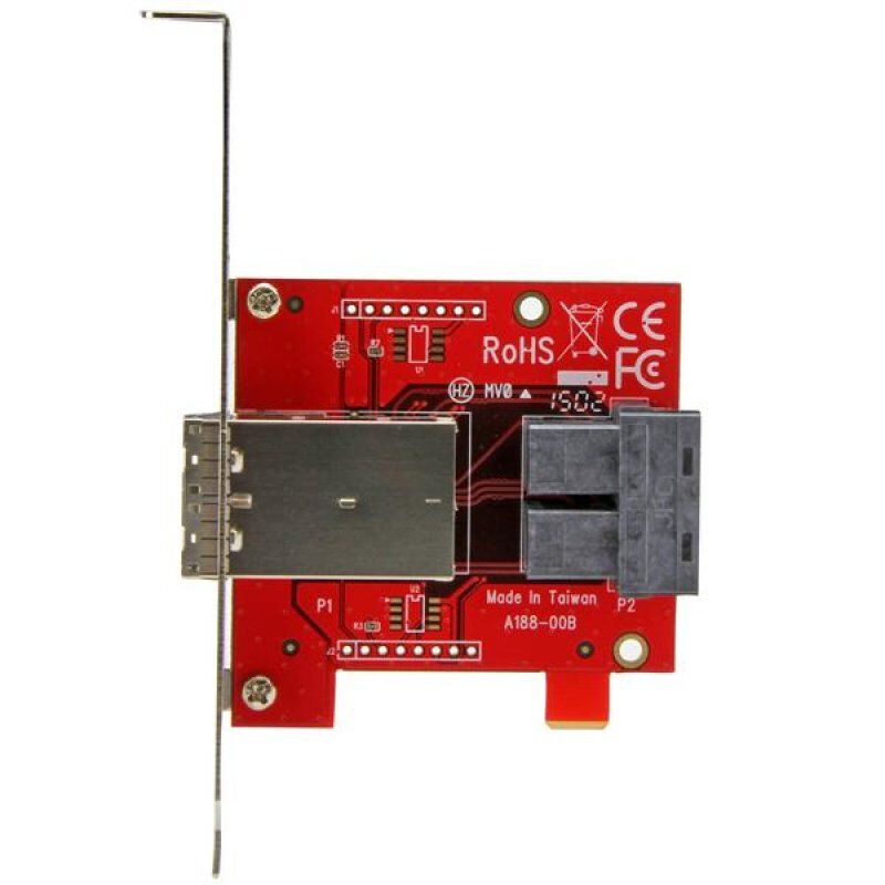 DUAL SFF-8643 TO DUAL SFF-8644 MINI SAS ADAPTER-12GBPS